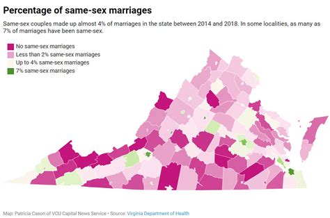 Four Percent Of Marriages In Virginia Have Been Same Sex Unions RVA Mag