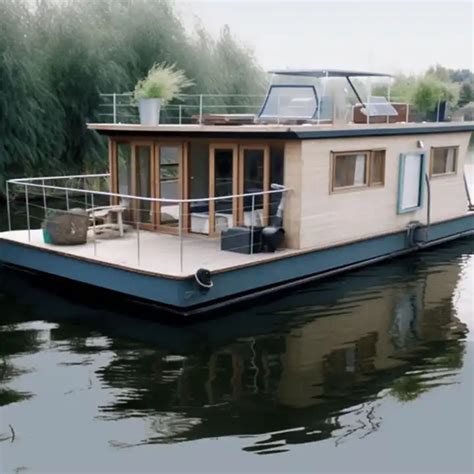 Floating Resort Hotel Live On The Water Floating Housing House Boat