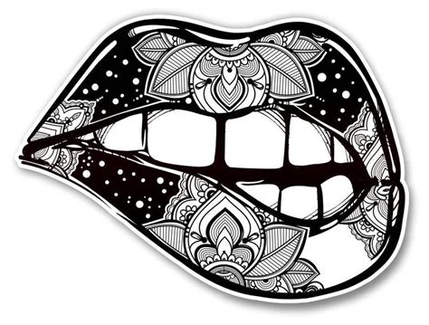 Sexy Womens Lips Vinyl Sticker Decal Bumper Sticker For Auto Etsy