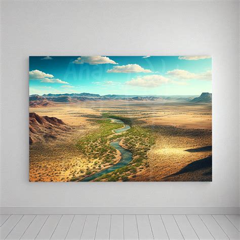 Wild West Landscape V2 Wild West Wall Art Western Wall Art Desert Wall ...