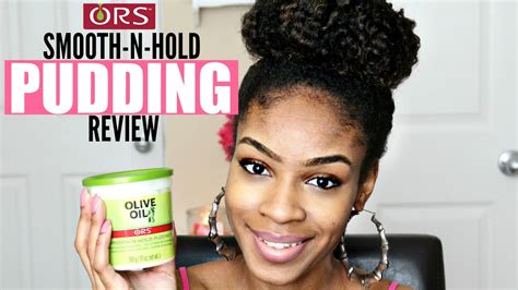 Ors Olive Oil Smooth N Hold Pudding On Natural Hair Review Youtube