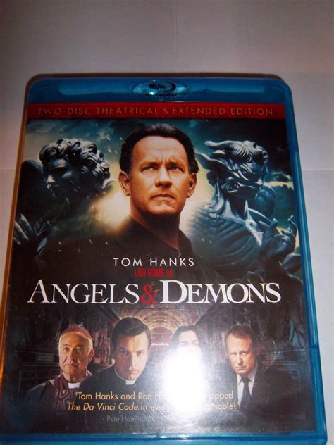 Angels And Demons Blu Ray Disc Theatrical And Extended Editions Tom Hanks