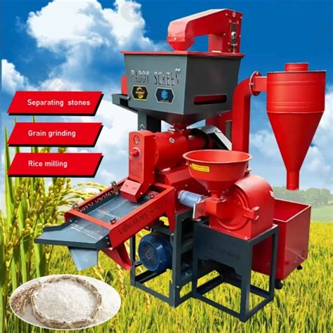 Stone Removal Vibration And Lifting All In One Machine Rice Mill Rice