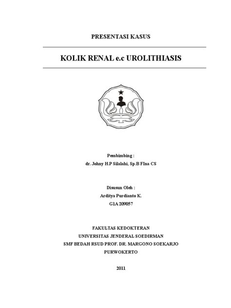 PDF 162818926 Laporan Kasus Urolitiasis Doc DOKUMEN TIPS