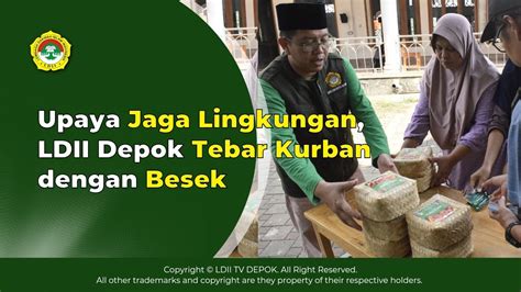 Ikuti Anjuran Pemerintah LDII Depok Tingkatkan Kepedulian Sosial YouTube