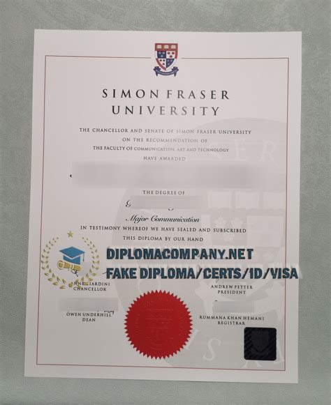 The Best Known Way To Get A Fake SFU Diploma