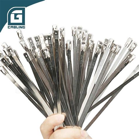 Gcabling 304 Stainless Steel Stainless Steel Cable Ties Self Locking