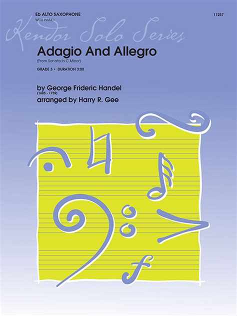 Adagio And Allegro Kendor Music Publishing