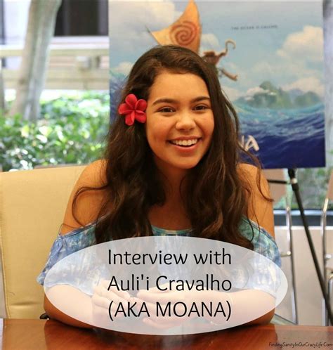 Moana Interview with Auli'i Cravalho # MOANA - Finding Sanity in Our ...