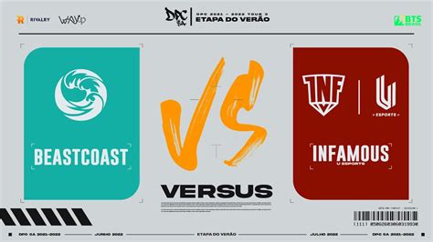 Pt Br Beastcoast Vs Infamous Dpc Sa Ver O Tiebreaker Game