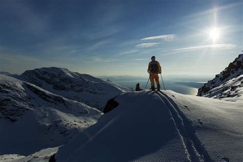 Wallpaper : ocean, blue, Sun, mountain, snow, Ski, Norway, skiing ...