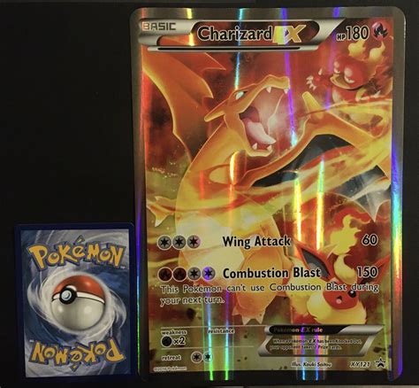 Mavin | Charizard EX JUMBO XY121 XY PROMO Oversized Pokemon Card Shiny ...