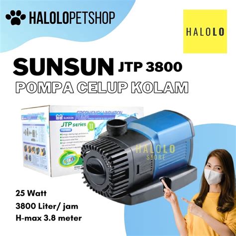 Jual Sunsun Jtp Liter Perjam Pompa Kolam Celup Hemat Listrik