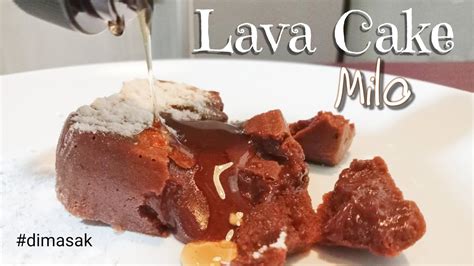 Milo Lava Cake Kukus Prosesnya Mudah Dengan Bahan Murah Dimasak YouTube