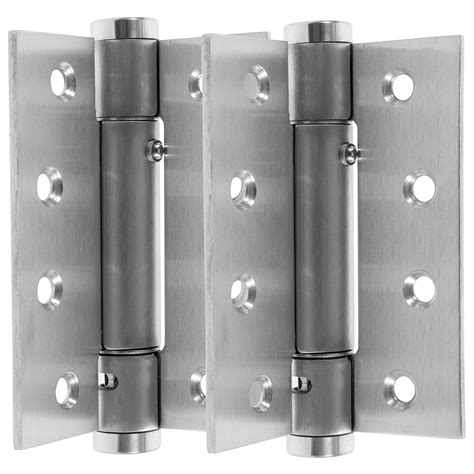 NICEXMAS 2 Pcs Automatic Door Closer Exterior Door Hinge Spring Loaded