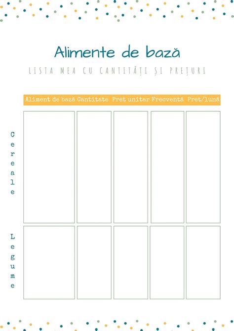 Alimente De Baz Printabile Gratuite Mamainvacanta