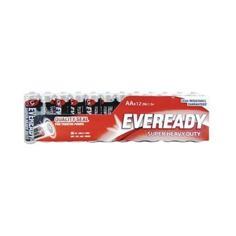 Jual Baterai Eveready Aa Hitam Eveready Super Heavy Duty V Isi