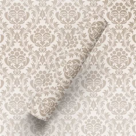 Papel De Parede Autocolante Sala Provençal Marrom Nude 2m MercadoLivre