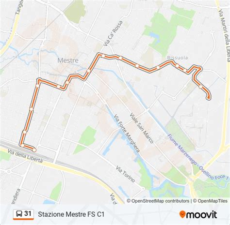 Linea Orari Fermate E Mappe Stazione Mestre Fs C Aggiornato