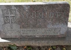 Herman Fred Schmidt M Morial Find A Grave