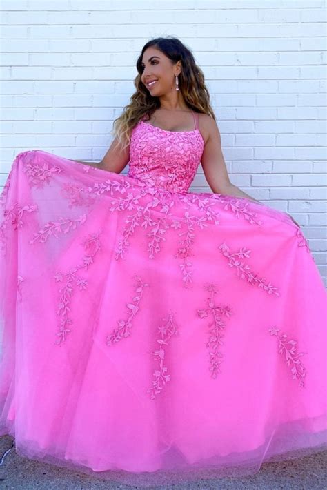 Bright Pink Formal Dress Prom Dresses Prom Dresses Ball Gown Prom