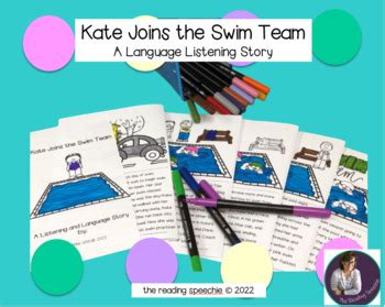 Kate Joins The Swim Team Language And Listening Story By The Reading