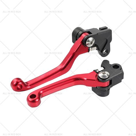 Cnc Pivot Brake Clutch Levers Red Suitable For Honda Xr Cr R