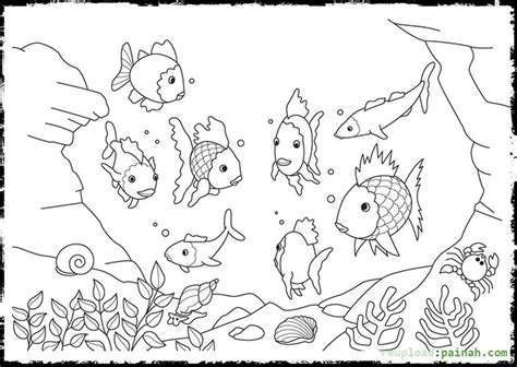 Rainbow Fish Printable Coloring Page - Coloring Home