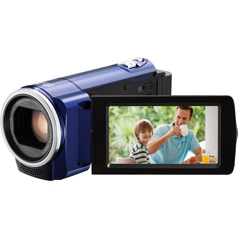 Jvc Gz Hm50 Hd Everio Camcorder Blue Gz Hm50ausm Bandh Photo