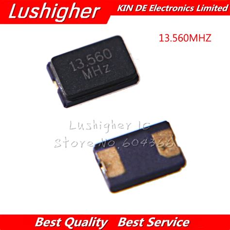 10 шт. 13,56 МГц 13,560 МГц 20pF 2Pin 5032 13,56 м Smd Кварцевый ...