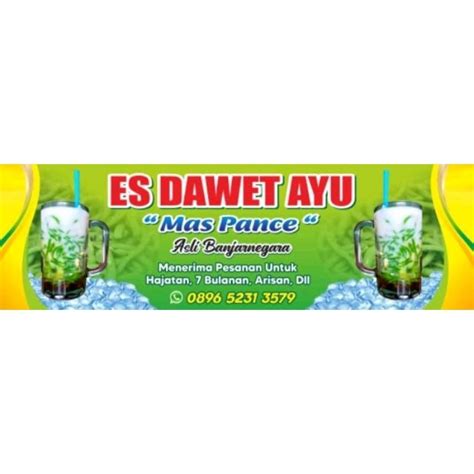 Jual SPANDUK BANNER ES DAWET CENDOL Shopee Indonesia