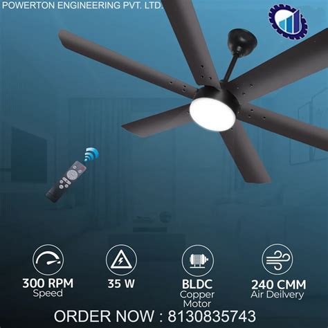 6 Blades 1200 Mm BLDC LED CEILING FAN At Rs 2700 Piece In Noida ID