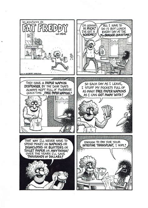 Gilbert SHELTON - Fat Freddy - Mac Burger - Page - Galerie de la Bande ...