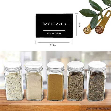 Buy Pcs Spice Labels Stickers Waterproof Spice Labels With