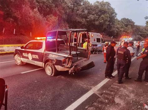 Vuelca Patrulla De La Municipal De Axochiapan Morelos En La M Xico