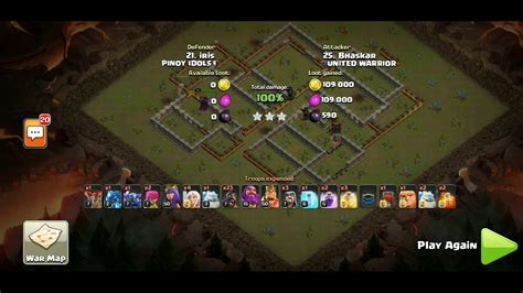 Th11 3 Star Latest Strategy Queen Charge Max Hogs Youtube