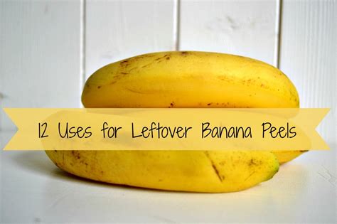 12 Uses for Leftover Banana Peels