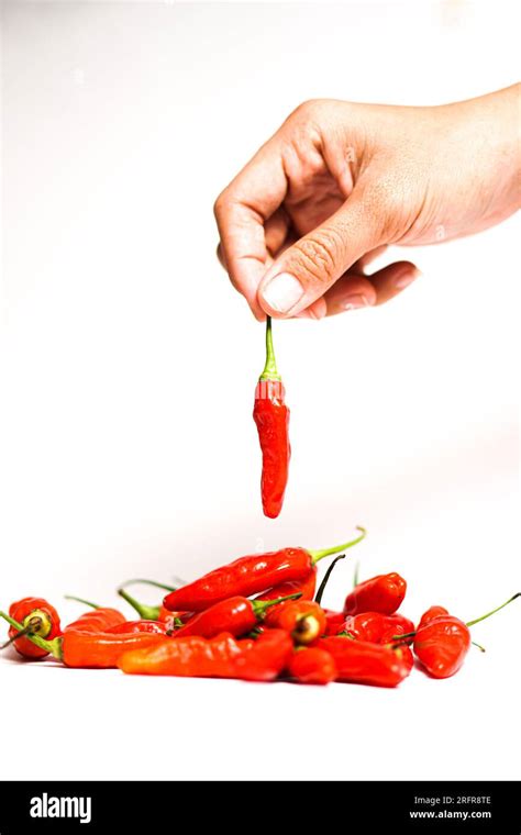 Spicy And Strong Health Benefits Of Red Chilli Stock Photo Alamy