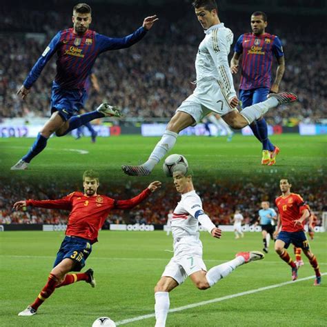 Picture Cristiano Ronaldo Vs Gerard Piqué For Club And Country