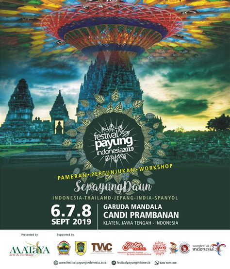 Festival Payung Indonesia 2019 Taman Wisata Candi