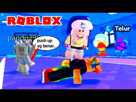 Bersama Baby Del Dan Mocil Siapa Kuat Push Up Di Roblox Youtube