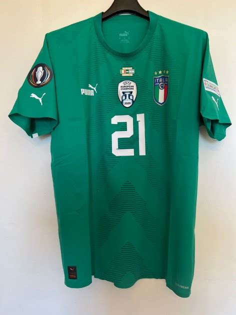 Donnarumma S Match Shirt Italy Argentina Charitystars