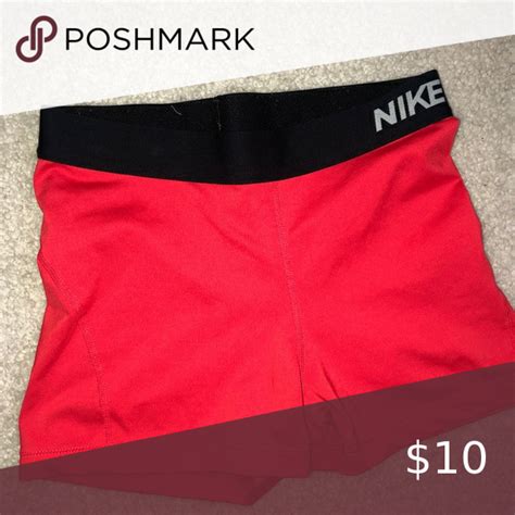 Red Nike Pro Spandex Shorts Red Nike Pros Nike Pro Spandex Shorts