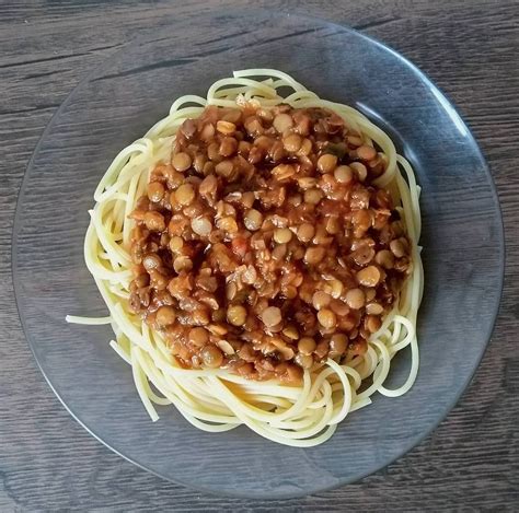 Macarr O Bolonhesa De Lentilha Receita De Almo O Vegano R Pido E