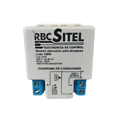 Modulo Dimmer Variador De Luz Rbc Sitel Lampara Led W Blanco