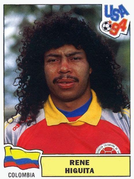 Rene Higuita Of Colombia 1994 World Cup Finals Card Football Icon