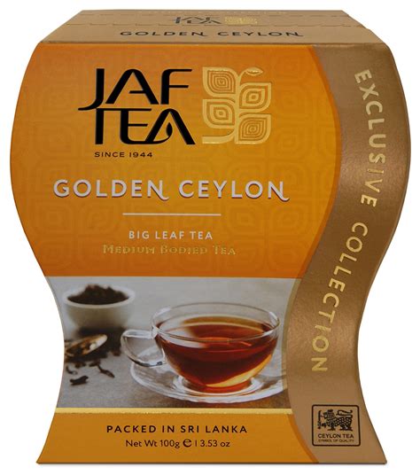 JAF TEA Golden Ceylon чай черный листовой, сорт ОРА 100 г. — купить в ...