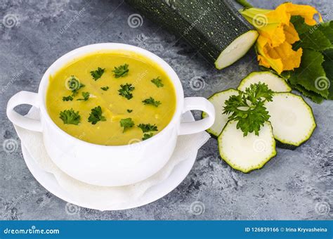 Dietary Vegetable Soup, Nutrition for Weight Loss Stock Photo - Image ...