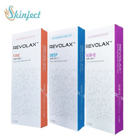 Korea Injectable Hyaluronic Acid Injection Revolax Dermal Filler Deep