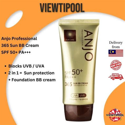 Anjo Professional 365 Sun BB Cream SPF 50 PA 50g Lazada